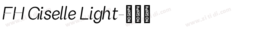 FH Giselle Light字体转换